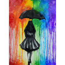 Lade das Bild in den Galerie-Viewer, Mädchen - voller runder Diamant - 30x40cm
