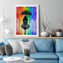 Lade das Bild in den Galerie-Viewer, Mädchen - voller runder Diamant - 30x40cm
