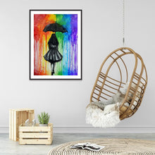 Lade das Bild in den Galerie-Viewer, Mädchen - voller runder Diamant - 30x40cm
