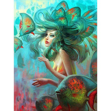 Lade das Bild in den Galerie-Viewer, Schönheit - voller runder Diamant - 30x40cm
