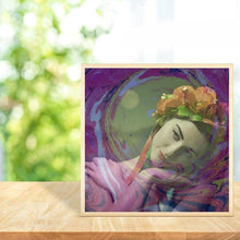 Lade das Bild in den Galerie-Viewer, Schönheit - voller runder Diamant - 30x30cm
