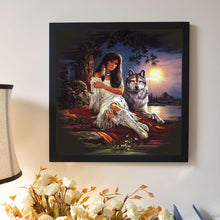 Lade das Bild in den Galerie-Viewer, Schönheit - voller runder Diamant - 30x30cm
