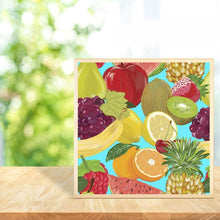 Lade das Bild in den Galerie-Viewer, Obst - voller runder Diamant - 30x30cm
