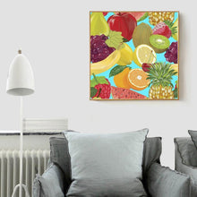 Lade das Bild in den Galerie-Viewer, Obst - voller runder Diamant - 30x30cm
