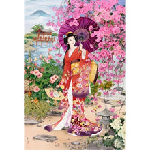 Lade das Bild in den Galerie-Viewer, Geisha - runder runder Diamant - 30x40cm

