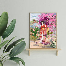 Lade das Bild in den Galerie-Viewer, Geisha - runder runder Diamant - 30x40cm
