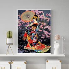 Lade das Bild in den Galerie-Viewer, Geisha - runder runder Diamant - 30x40cm

