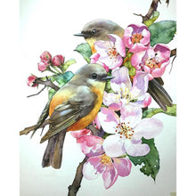 Lade das Bild in den Galerie-Viewer, Vogel - voller runder Diamant - 30x40cm
