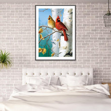 Lade das Bild in den Galerie-Viewer, Vogel - voller runder Diamant - 30x40cm
