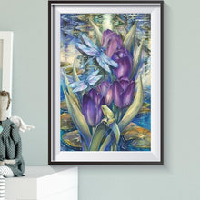 Lade das Bild in den Galerie-Viewer, Blume - volle Diamant-Malerei - 40x30cm
