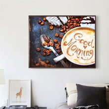 Lade das Bild in den Galerie-Viewer, Kaffee - volle Diamant-Malerei - 30x40cm
