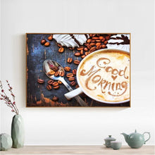 Lade das Bild in den Galerie-Viewer, Kaffee - volle Diamant-Malerei - 30x40cm
