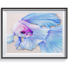 Lade das Bild in den Galerie-Viewer, Fische - volle Diamant-Malerei - 40x30cm

