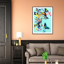Lade das Bild in den Galerie-Viewer, Schmetterling - voller quadratischer Diamant - 40x30cm
