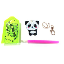 Lade das Bild in den Galerie-Viewer, 5 Stück/Satz Panda DIY Schlüsselanhänger
