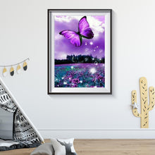 Lade das Bild in den Galerie-Viewer, Schmetterling - volle Diamant-Malerei - 40x30cm
