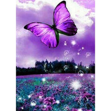 Lade das Bild in den Galerie-Viewer, Schmetterling - volle Diamant-Malerei - 40x30cm
