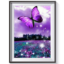 Lade das Bild in den Galerie-Viewer, Schmetterling - volle Diamant-Malerei - 40x30cm
