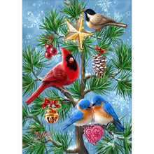 Lade das Bild in den Galerie-Viewer, Vogel - voller runder Diamant - 30x40cm

