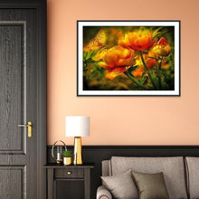 Lade das Bild in den Galerie-Viewer, Blume - voller runder Diamant - 30x40cm
