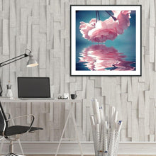 Lade das Bild in den Galerie-Viewer, Blume - voller runder Diamant - 30x30cm
