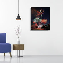 Lade das Bild in den Galerie-Viewer, Feuerwerk - voller runder Diamant - 30x40cm
