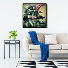Lade das Bild in den Galerie-Viewer, Dinosaurier - voller runder Diamant - 30x30cm
