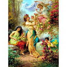 Lade das Bild in den Galerie-Viewer, Schönheitsgarten - voller runder Diamant - 30x40cm
