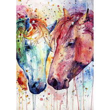Lade das Bild in den Galerie-Viewer, Pferd - voller runder Diamant - 30x40cm
