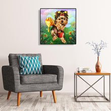 Lade das Bild in den Galerie-Viewer, Hund - volle Diamant-Malerei - 30x30cm

