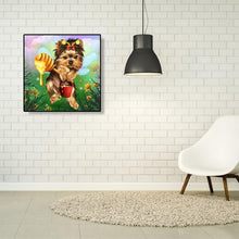 Lade das Bild in den Galerie-Viewer, Hund - volle Diamant-Malerei - 30x30cm

