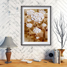Lade das Bild in den Galerie-Viewer, Blume - voller runder Diamant - 40x30cm
