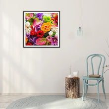 Lade das Bild in den Galerie-Viewer, Blume - volle Diamant-Malerei - 30x30cm
