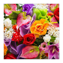 Lade das Bild in den Galerie-Viewer, Blume - volle Diamant-Malerei - 30x30cm
