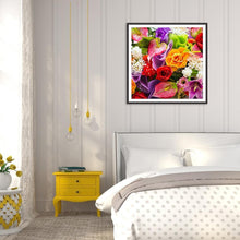 Lade das Bild in den Galerie-Viewer, Blume - volle Diamant-Malerei - 30x30cm
