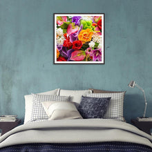 Lade das Bild in den Galerie-Viewer, Blume - volle Diamant-Malerei - 30x30cm
