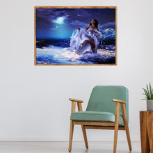 Lade das Bild in den Galerie-Viewer, Tanzen mit Wasser - volle Diamant-Malerei - 40x30cm
