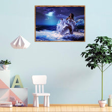 Lade das Bild in den Galerie-Viewer, Tanzen mit Wasser - volle Diamant-Malerei - 40x30cm

