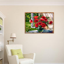 Lade das Bild in den Galerie-Viewer, Blumen - volle Diamant-Malerei - 40x30cm
