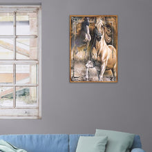 Lade das Bild in den Galerie-Viewer, Pferd - volle Diamant-Malerei - 30x40cm
