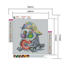 Lade das Bild in den Galerie-Viewer, Adler Donut - voller runder Diamant - 30x30cm
