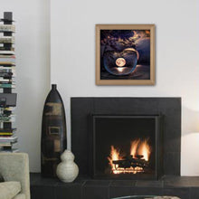 Lade das Bild in den Galerie-Viewer, Tasse Mond - voll diamantbemalen - 30x30cm
