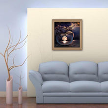 Lade das Bild in den Galerie-Viewer, Tasse Mond - voll diamantbemalen - 30x30cm
