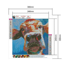 Lade das Bild in den Galerie-Viewer, Rinder - voller runder Diamant - 30x30cm
