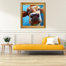 Lade das Bild in den Galerie-Viewer, Rinder - voller runder Diamant - 30x30cm
