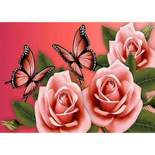 Lade das Bild in den Galerie-Viewer, Blumen - volle Diamant-Malerei - 40x30cm
