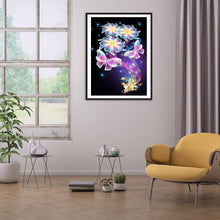 Lade das Bild in den Galerie-Viewer, Schmetterling - volle Diamant-Malerei - 40x30cm
