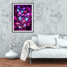 Lade das Bild in den Galerie-Viewer, Schmetterling - volle Diamant-Malerei - 40x30cm
