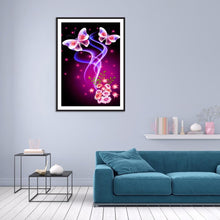Lade das Bild in den Galerie-Viewer, Schmetterling - volle Diamant-Malerei - 40x30cm
