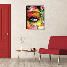 Lade das Bild in den Galerie-Viewer, Augen - volle Diamant-Malerei - 30x40cm
